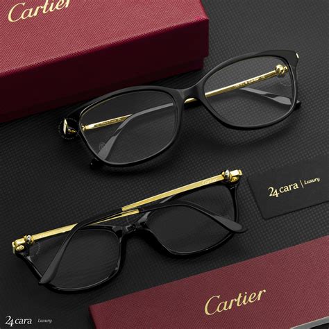 cartier glasses black cheap|clear frame cartier glasses.